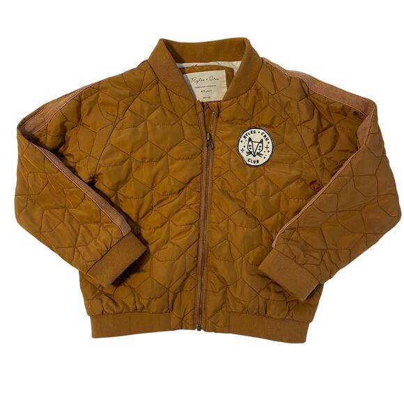 Rylee + Cru Other - Rylee + Cru Quilted Bomber Jacket Toddler Boys Size 4/5